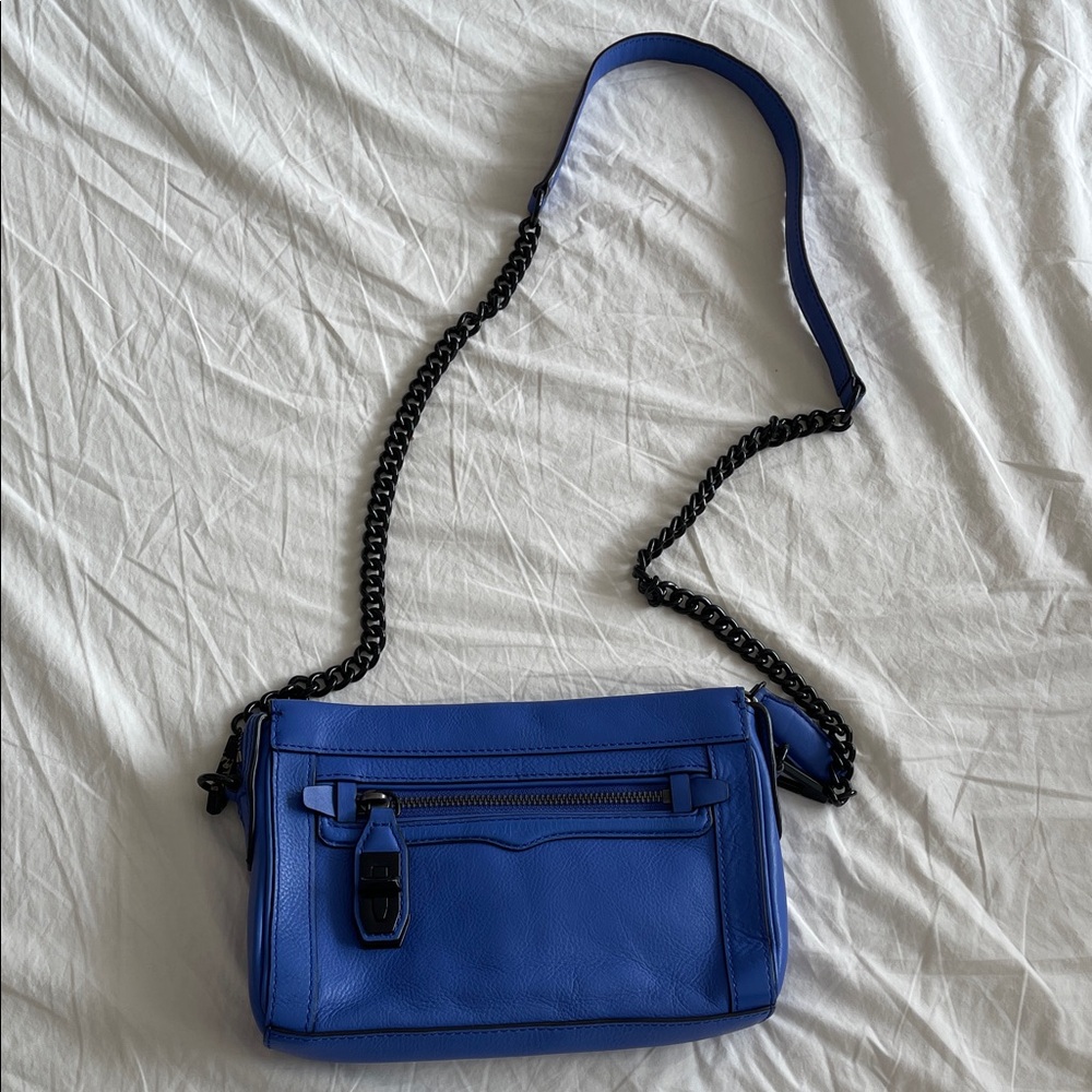 Rebecca Minkoff Blue Leather Crossbody Bag